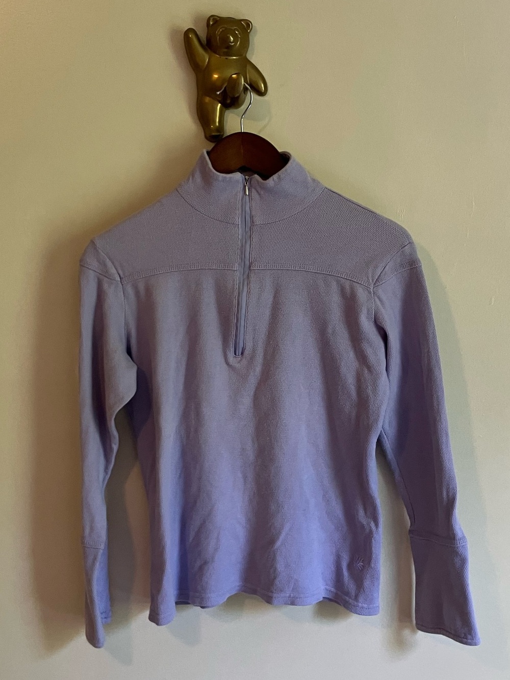 Women's Long-Sleeve Quarter-Zip Sweatshirt - Lavender